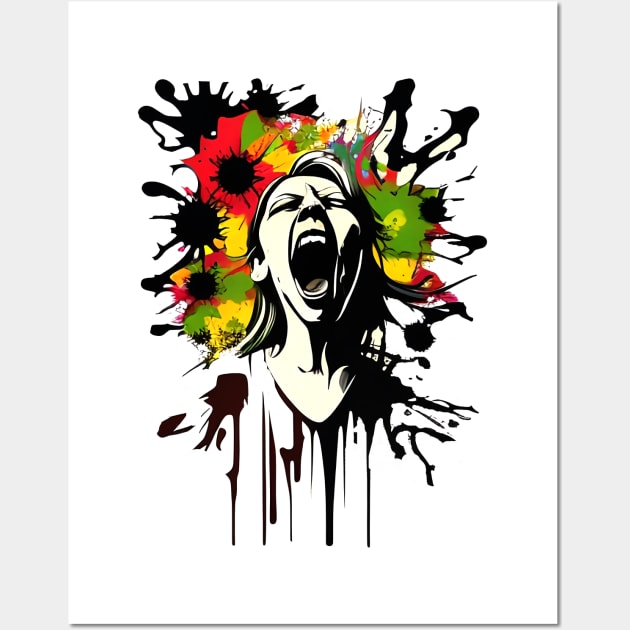 Scream for equality Wall Art by mafiatees.intl